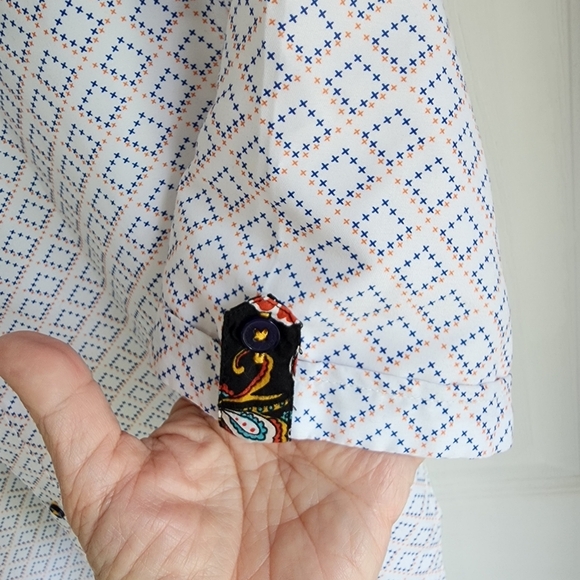 Sugar That Shirt Is Sweet Short Sleeve Button Down Sz Medium - Picture 5 of 7